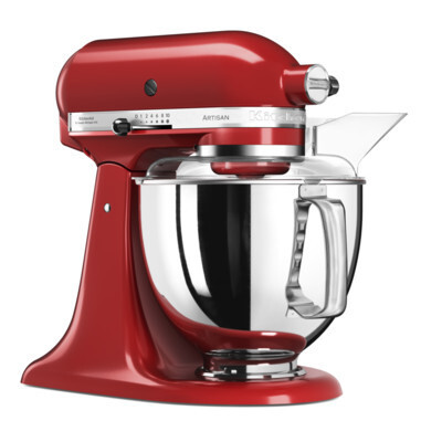 KitchenAid 5KSM175PSEER Rosso Impastatore 300W 4.8LT 2 Ciotole in Acciaio Inox
