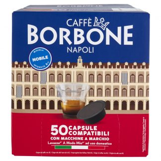 Caffe Borbone Confezione 50 Capsule Miscela Nobile Compatibili A Modo Mio