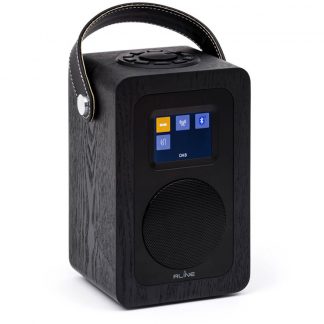 RLine Play R2 Nero Radio Digitale Portatile DAB Plus con Display a Colori