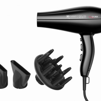 Gama Diva 3D Asciugacapelli 2300W con Diffusore e 2 Bocchette