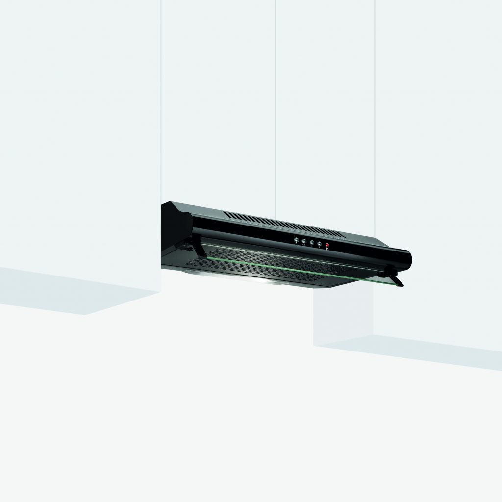 Glem GHC631BK Nero Cappa Sottopensile 60CM con Filtro Carbone
