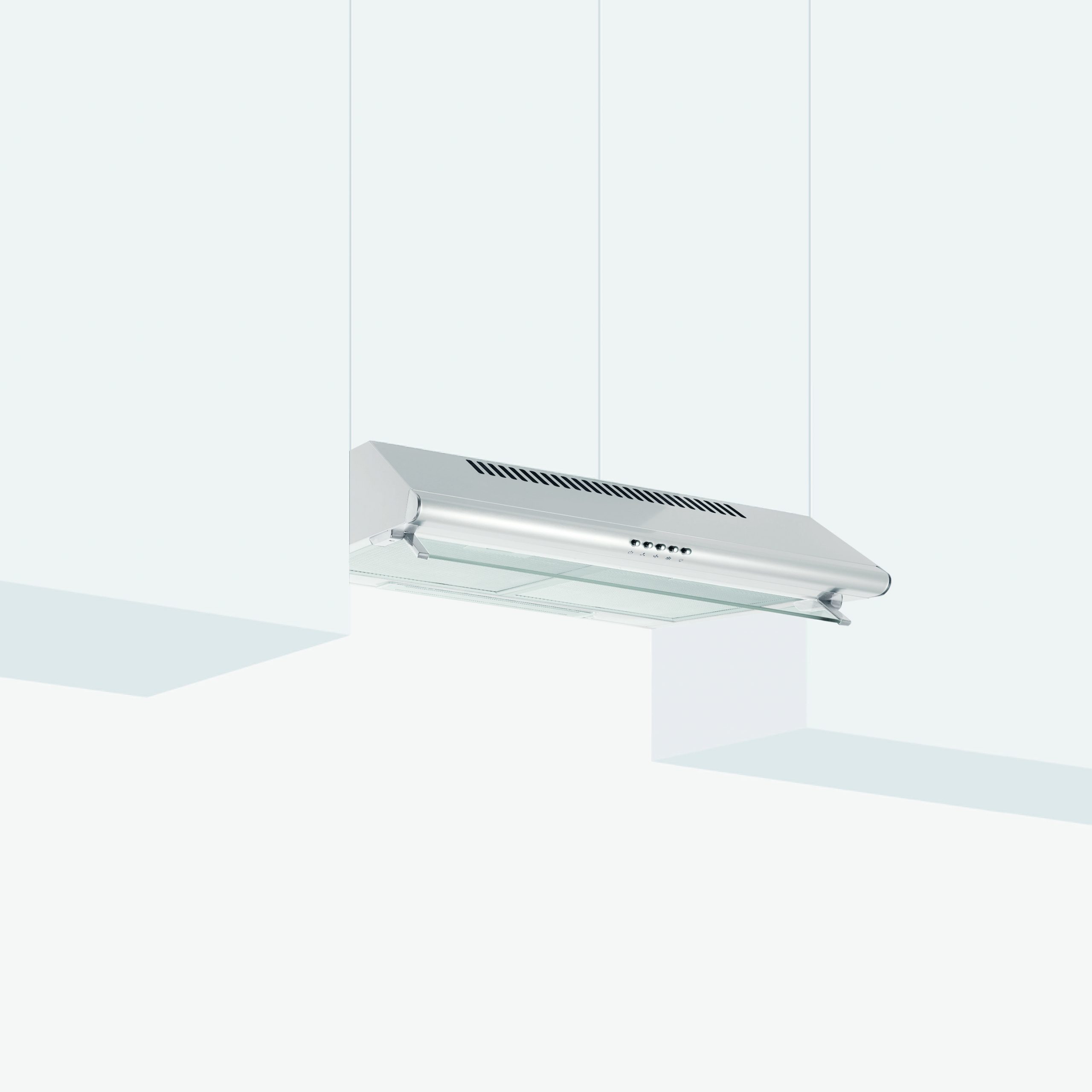 Glem GHC631WH Cappa Sottopensile 60Cm 1 Motore Filtro Carbone Bianco