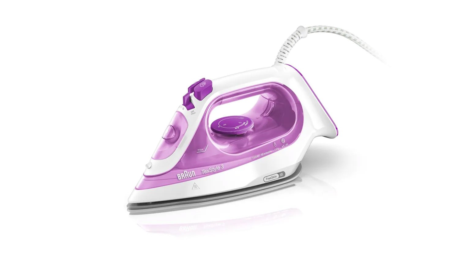 Braun TexStyle 3 SI3030PU Ferro a Vapore 2300W Piastra FreeGlide 3D