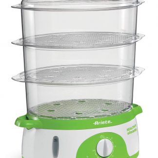 Ariete Healthy Steam Vaporiera Elettrica 800W 3 Cestelli e Cuociriso