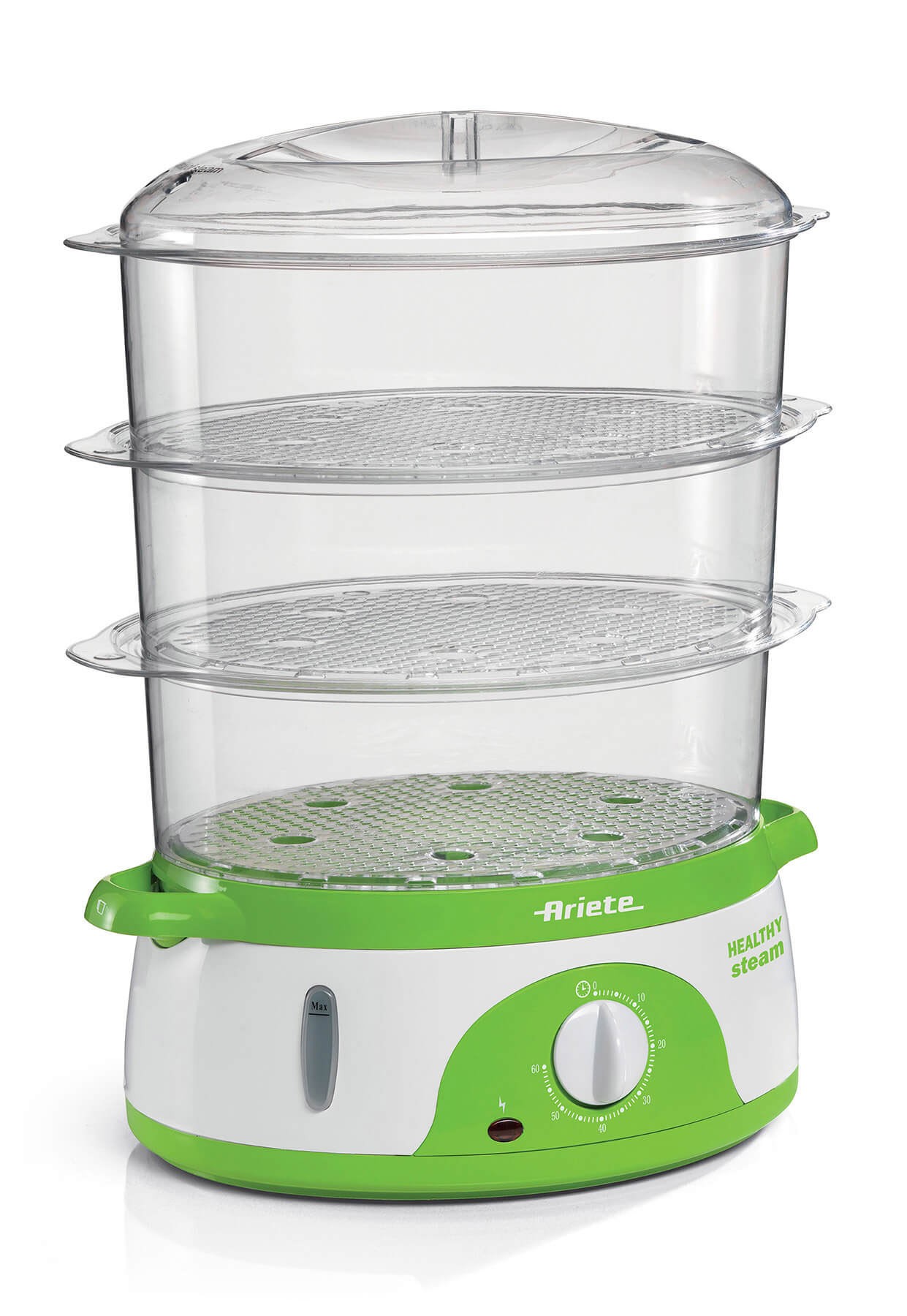 Ariete Healthy Steam Vaporiera Elettrica 800W 3 Cestelli e Cuociriso