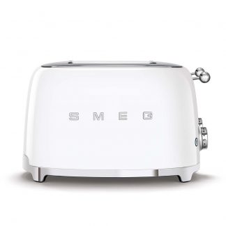 Smeg TSF03WHEU Tostapane Bianco Stile anni 50 4 fette