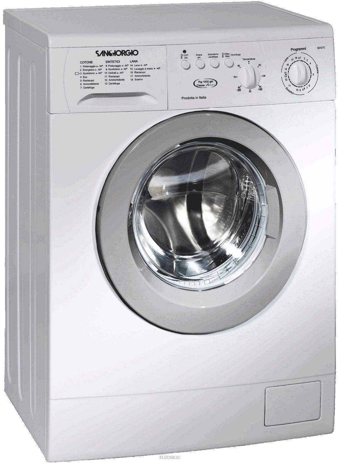 San Giorgio SDG7C Lavatrice a Carica Frontale 7Kg 1000Giri