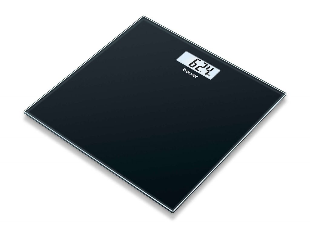 Beurer GS10 Nera Bilancia Pesapersone Digitale in Vetro Portata Max 180 Kg