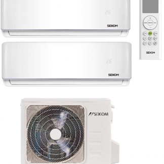 Sekom SM409DAX912KIT Condizionatore Fisso Dual Split Pompa Inverter 2.6 3.5Kw