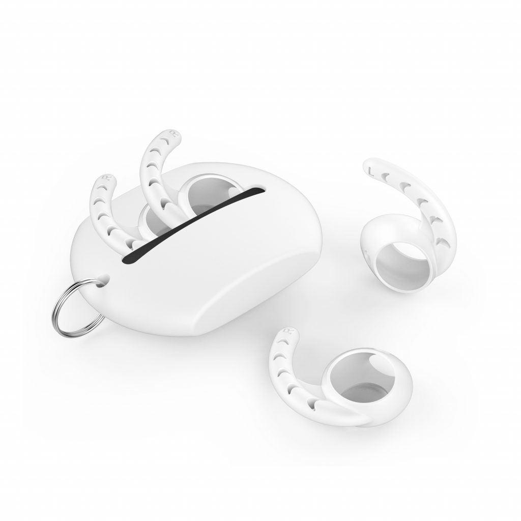 Puro APPADWHI White Gommini per Airpods con Custodia Protettiva