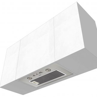 Glem GHF527SI Cappa Sottopensile 52Cm 1 Motore e 2 Lampade LED da 4W