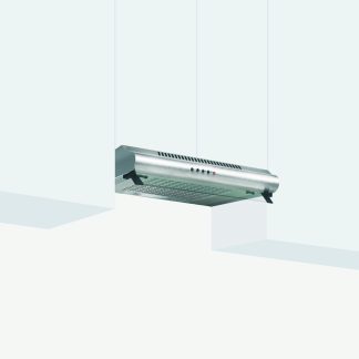 Glem GHC640IX Cappa Incasso Integrata 60cm 2 Motori Filtro Carbone Finitura Inox