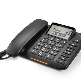 Gigaset DL380 Black Telefono con Filo Tasti Grandi