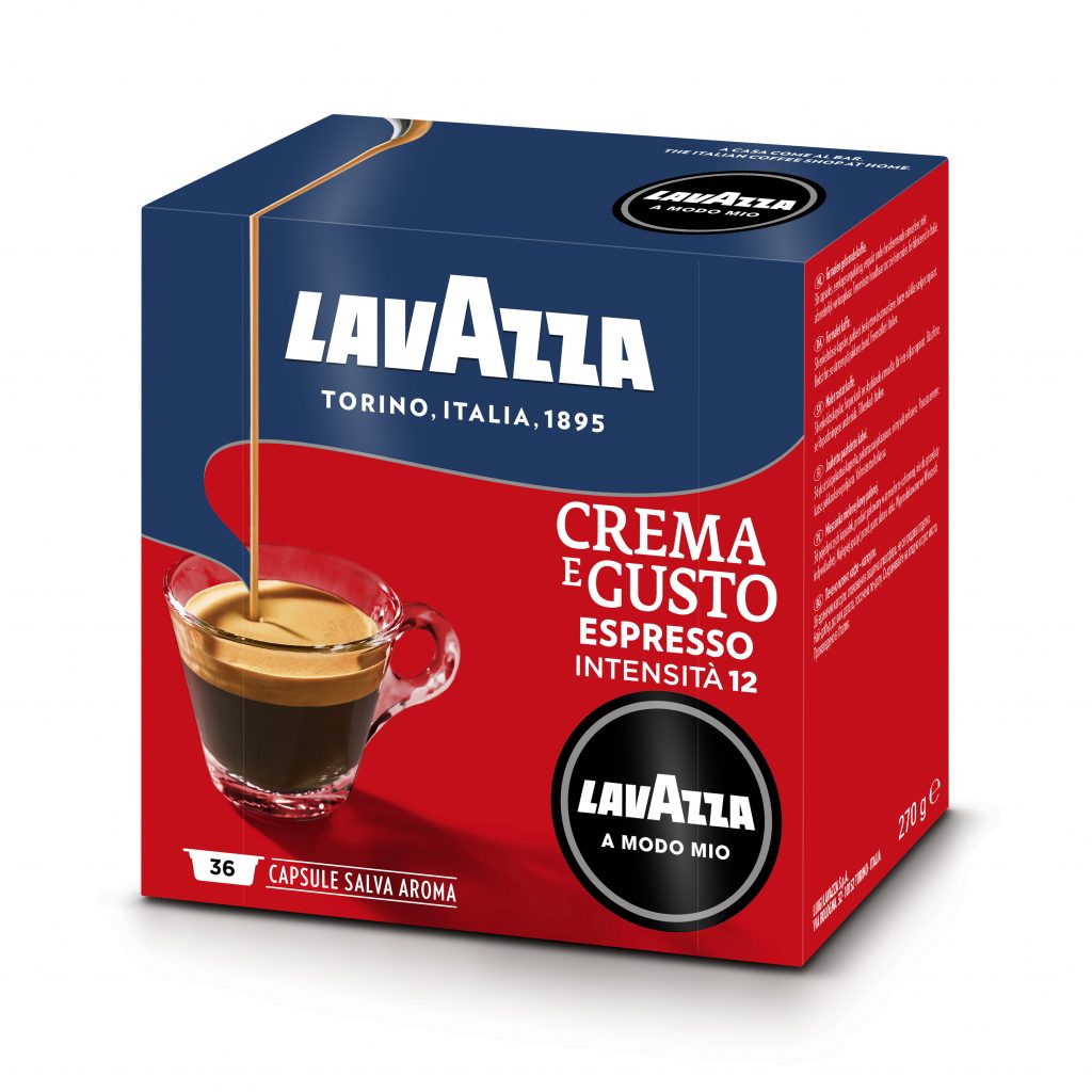 Lavazza Crema e Gusto Confezione 36 Capsule Caffe Compatibili A Modo Mio