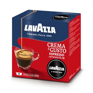 Lavazza Crema e Gusto Confezione 36 Capsule Caffe Compatibili A Modo Mio