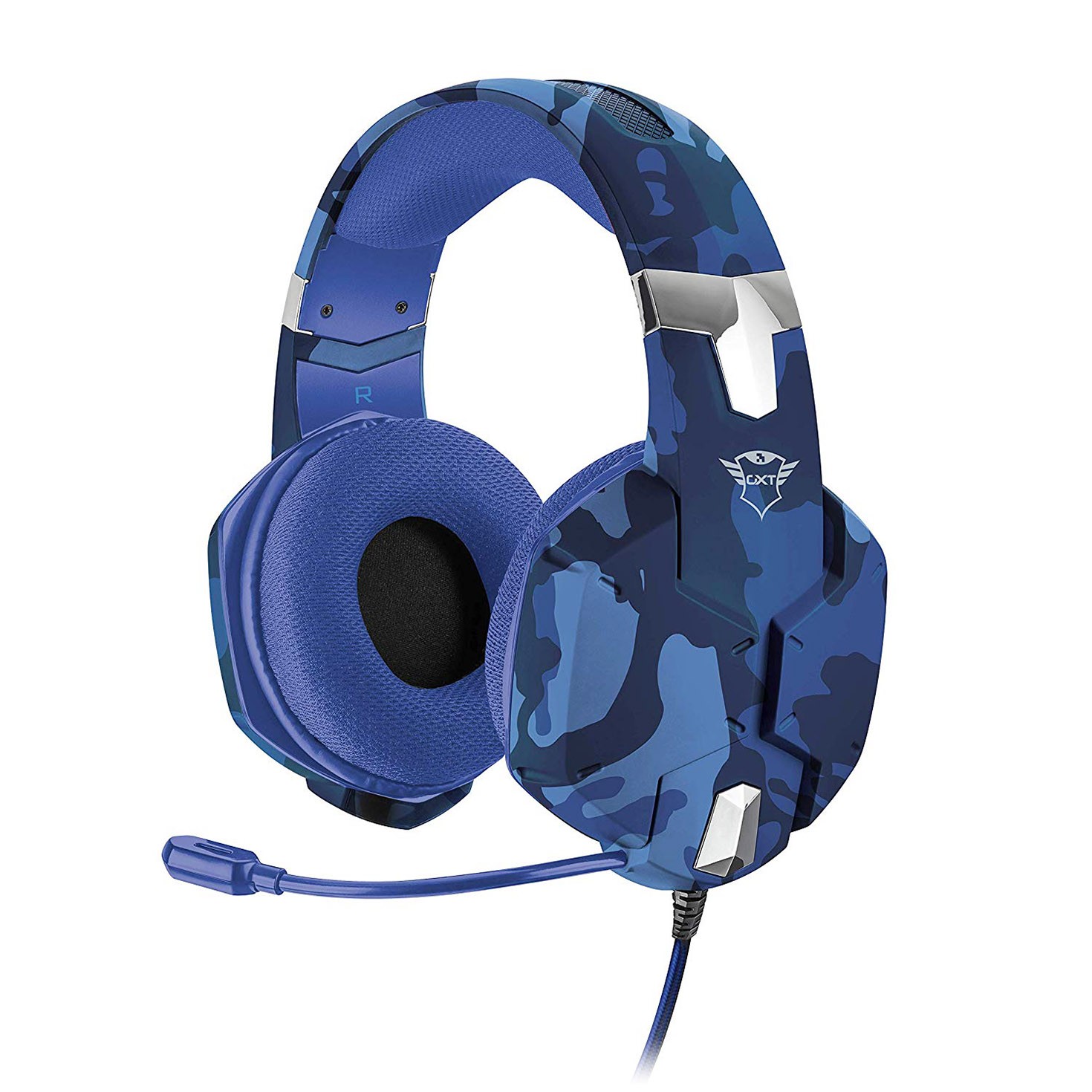 Trust GTX 322B Carus Blu Cuffie da Gioco per PS4