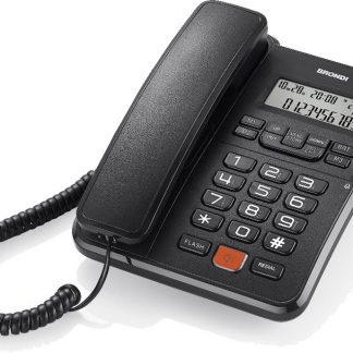 Brondi Office Desk Nero Telefono con Filo