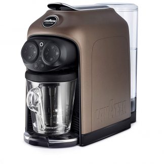 Lavazza Desea Brown Walnut Macchina Caffe a Capsule con Cappuccinatore e Tazza