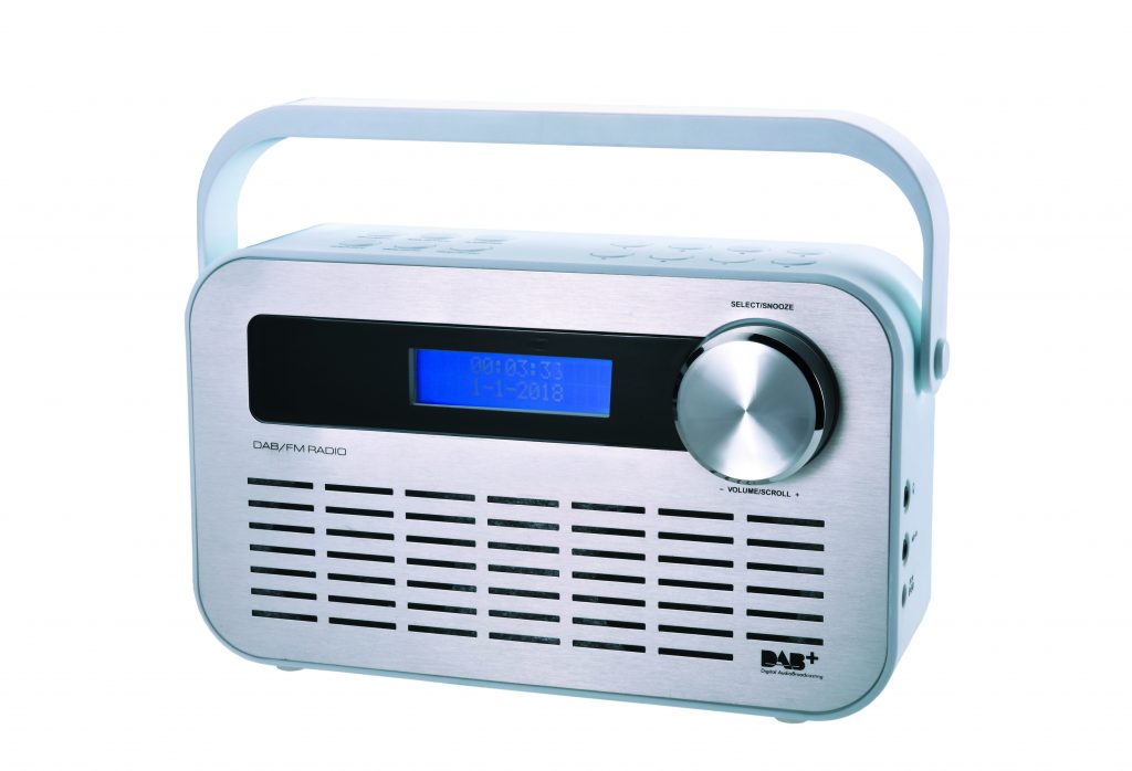 Majestic DAB843WHAL Radiosveglia Bianca Dab LCD con 2 Allarmi