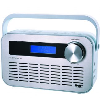 Majestic DAB843WHAL Radiosveglia Bianca Dab LCD con 2 Allarmi