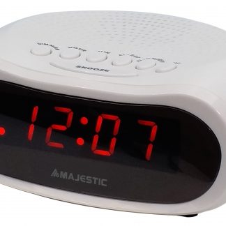 Majestic SVE232WH Sveglia Digitale Bianca 0.6 con Allarme