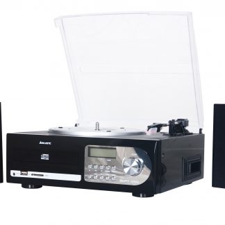 Majestic TT38RCDTPUSBSDBK Giradischi 33-45-78 Giri con Mp3 e Cassette