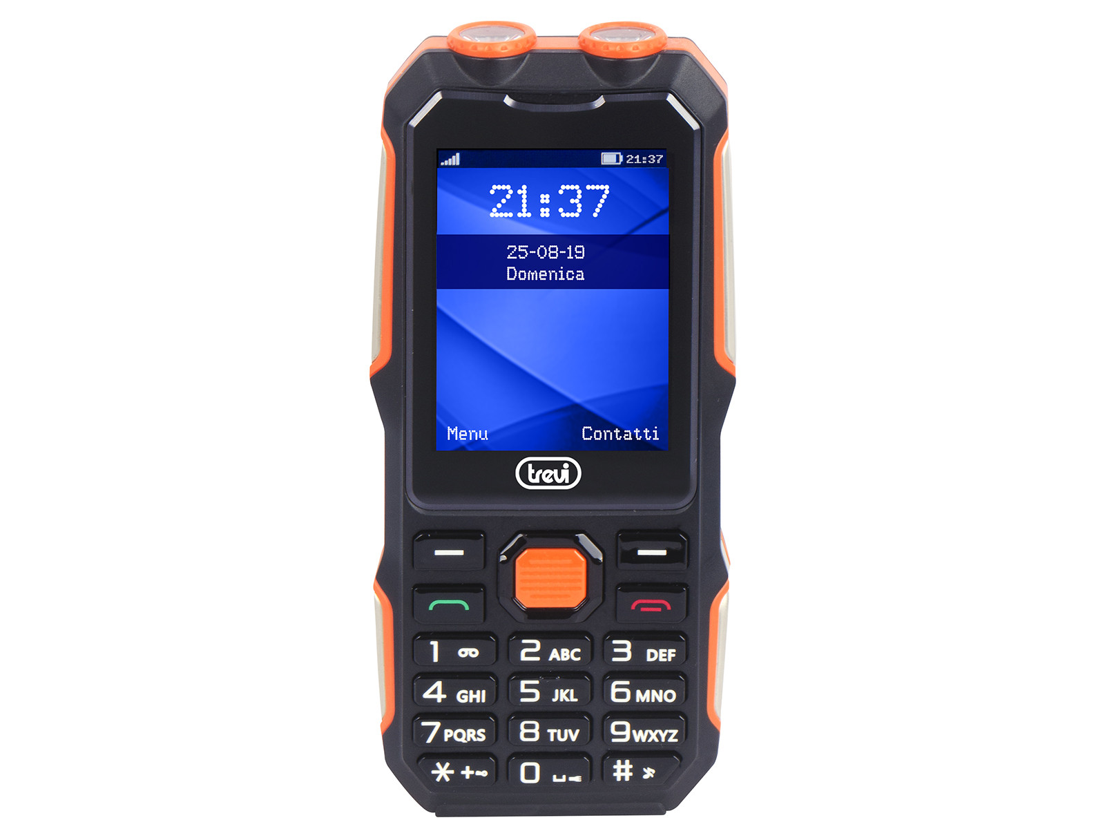 Trevi Forte 70 Nero Cellulare Dual Sim con 2 Torce