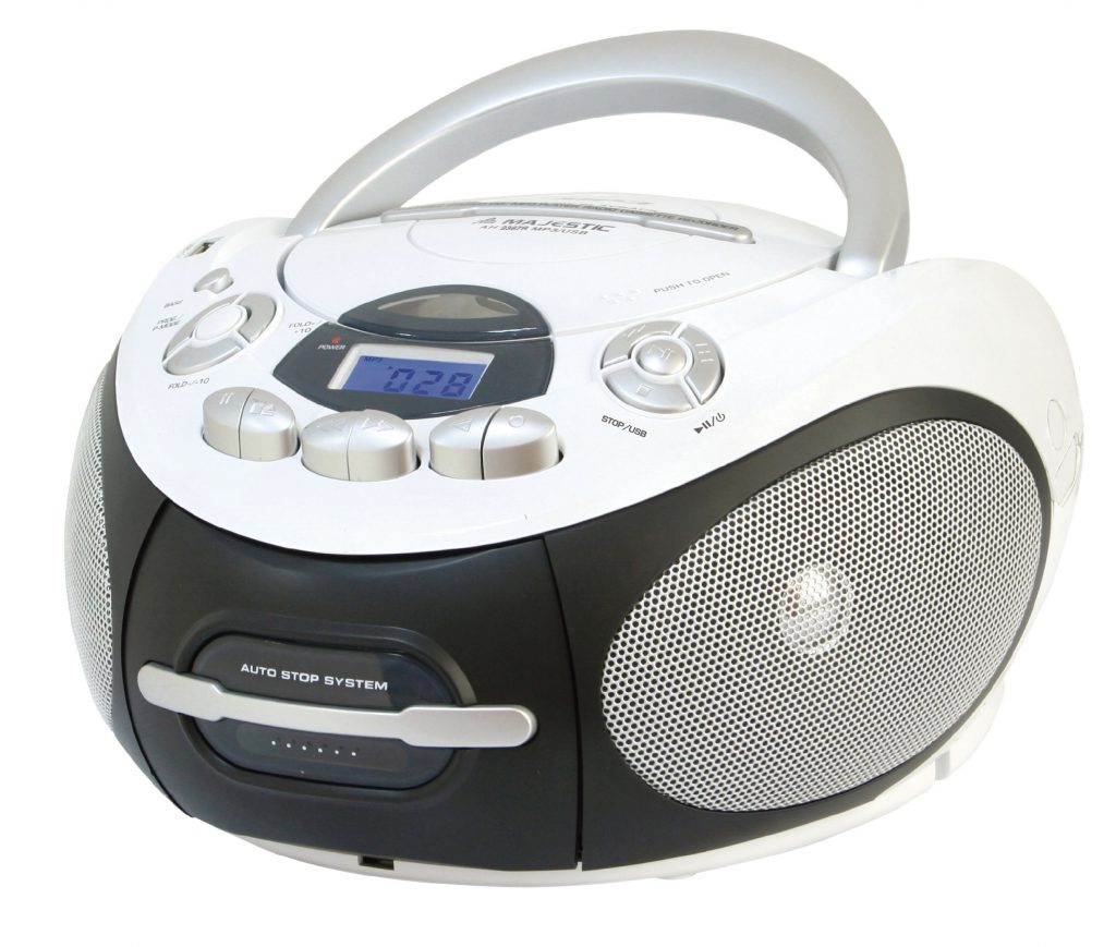 Majestic AH2387R Boom Box Compatto e Portatile con Lettore CD e MP3