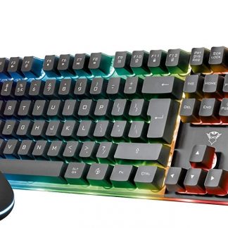 Trust GXT 838 Azor Set Tastiera Mouse con Illuminazione LED 3 Colori