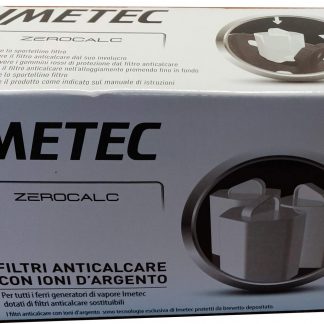 Imetec Zerocalc Ricambio Filtri Anticalcare Ioni Argento per Ferri da Stiro