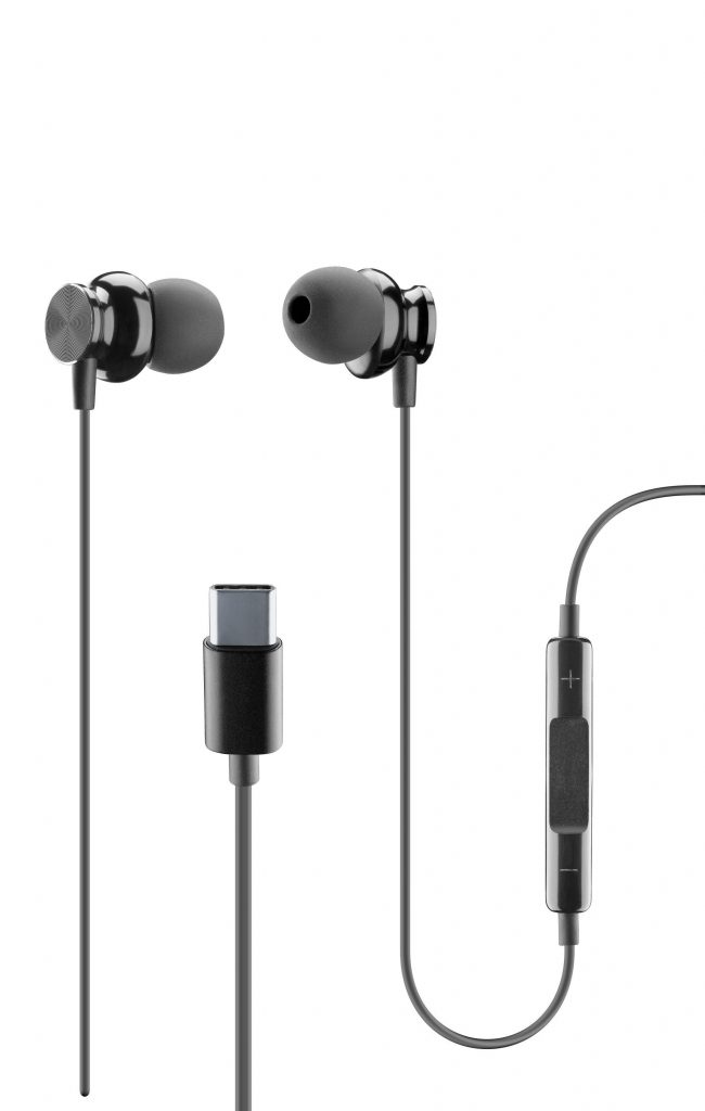 Cellular Line AUSPARROWTYPECK Nero Auricolare con Microfono USB-C