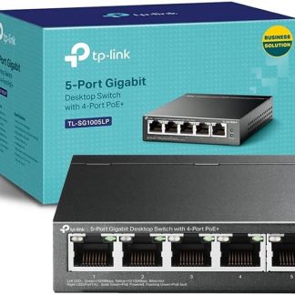 TP-Link TLSG1005P Switch 5 Porte 10-100-1000 Gigabit 4 Porte POE