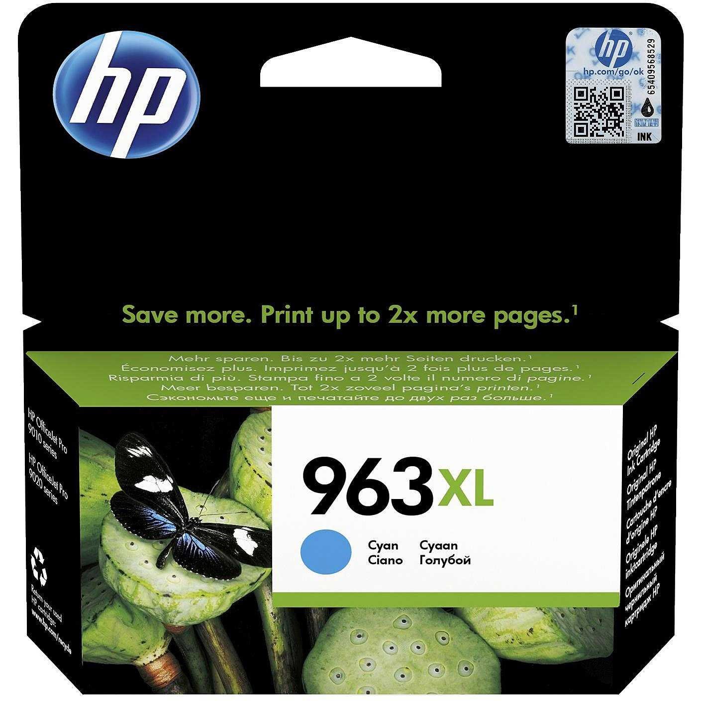 HP 963XL Cartuccia Inchiostro Ciano
