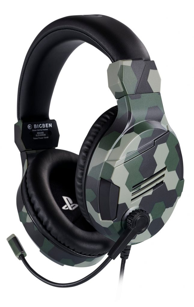 Bigben PS4OFHEADSETV3 Green Cuffie Gaming per PS4