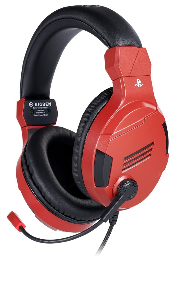 Big Ben PS4OFHEADSETV3 Red Cuffie Gaming per Ps4