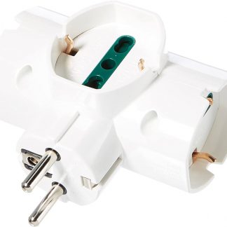 Vimar RI00316B Adattatore Sfalsato Verticale S31 con 3 Prese 2PT 16 A