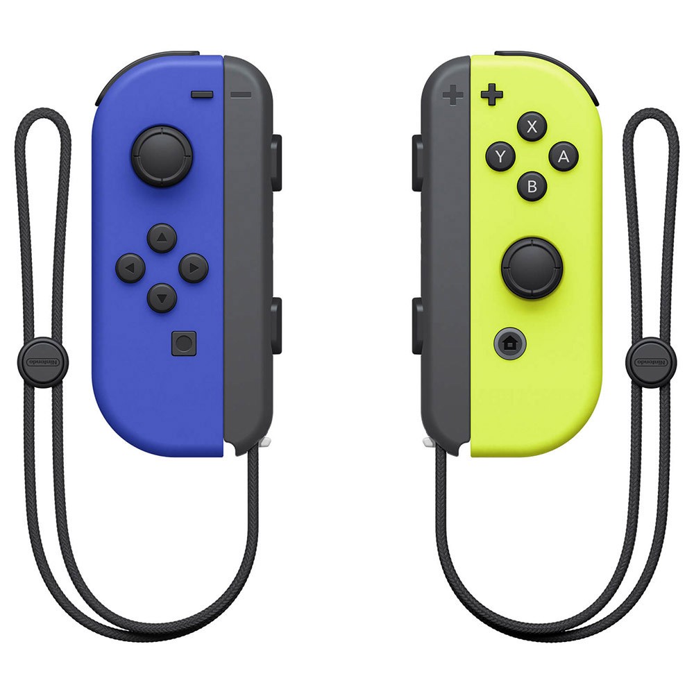 Nintendo Set 2 Joycon Blu-Giallo per Nintendo Switch Accessorio Originale