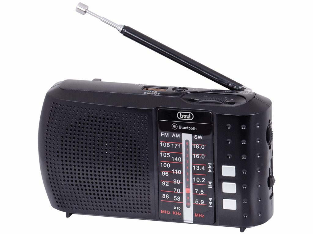 Trevi RA 7F20 BT Black Radio Portatile Ricaricabile AM-FM USB-C