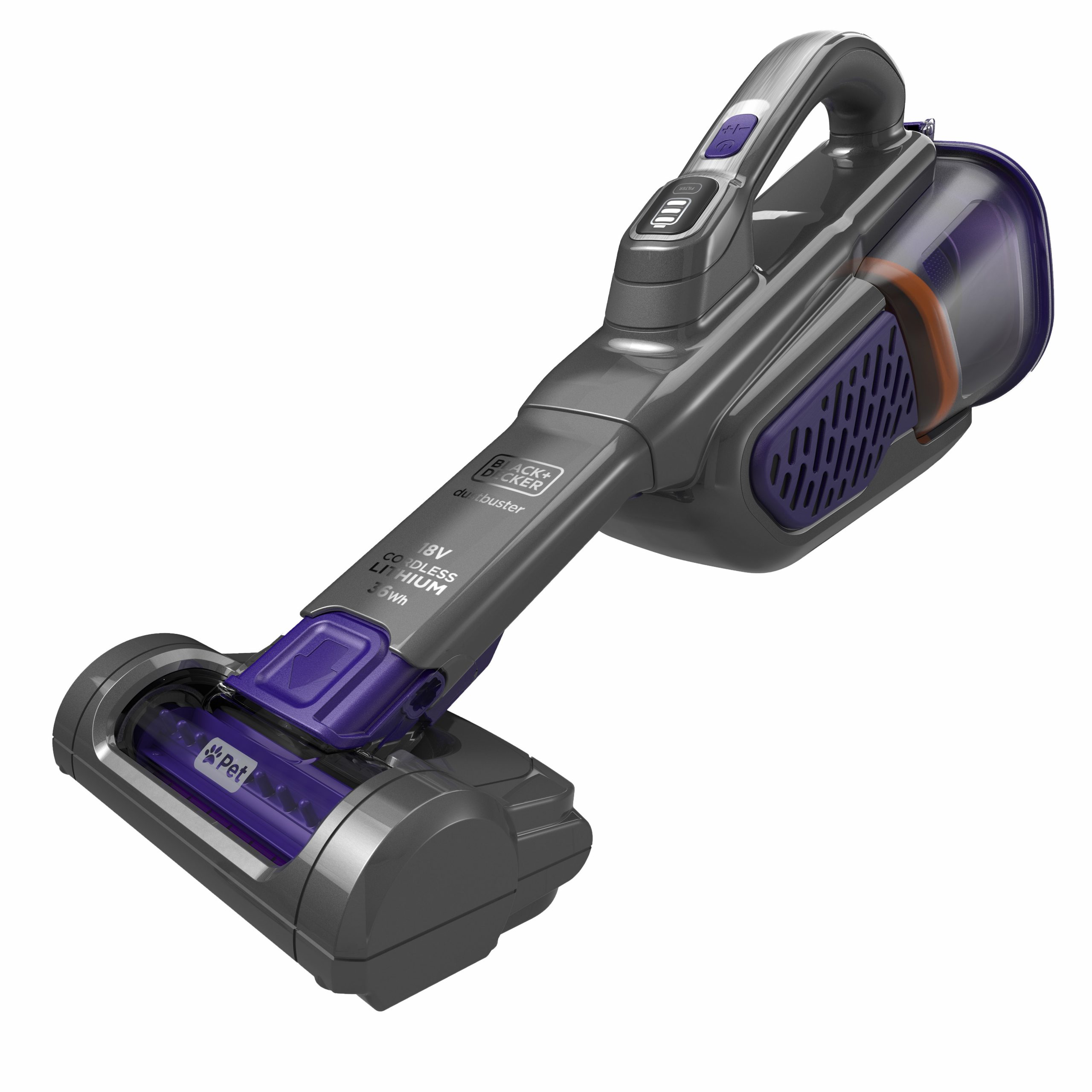 Black Decker Dustbuster BHHV520BFP-QW Aspirabriciole Ricaricabile 18V Pet System