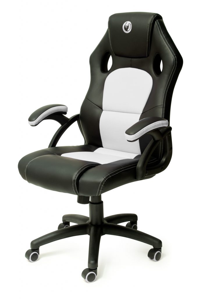 Nacon PCCH310WHITE Sedia Gaming Bianca con Design Ergonomico e Supporto Lombare