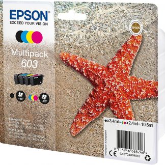 Epson Serie Stella Marina 603 Multipack 4 Cartucce Inchiostro Originale