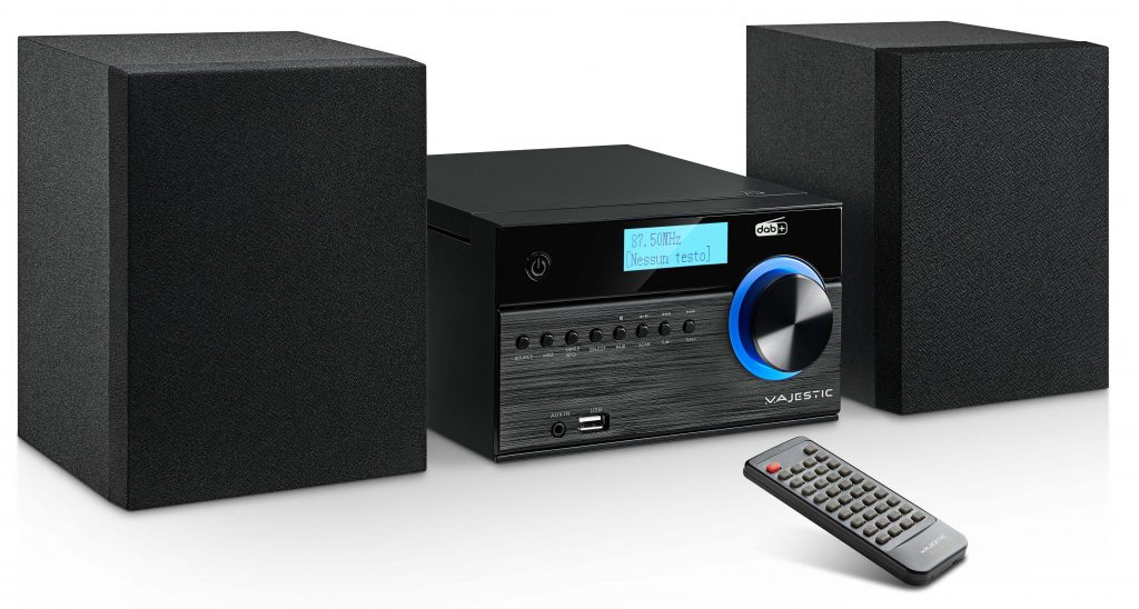 Majestic AH 2350 BT MP3 USB DAB Micro Hi-Fi con CD e Radio DAB