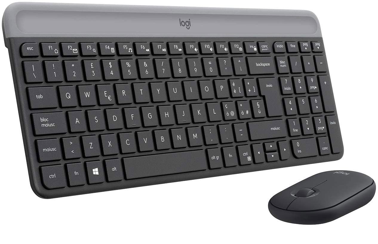 Logitech MK470 Nera Kit Tastiera e Mouse Wireless