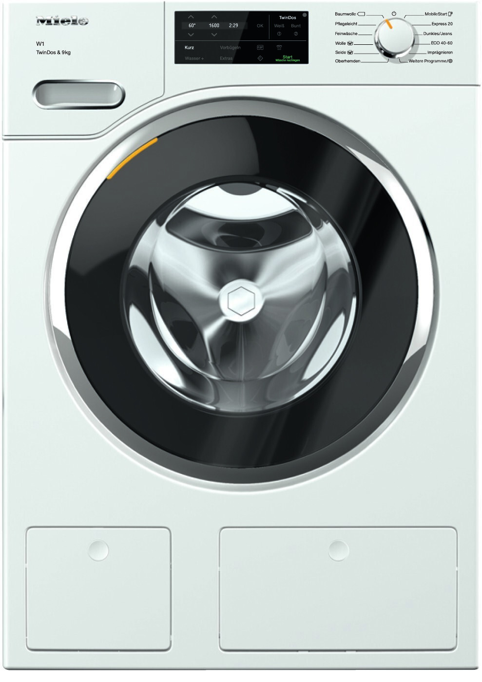 Miele WWG660WCSILW Lavatrice a Carica Frontale 9Kg 1400Giri