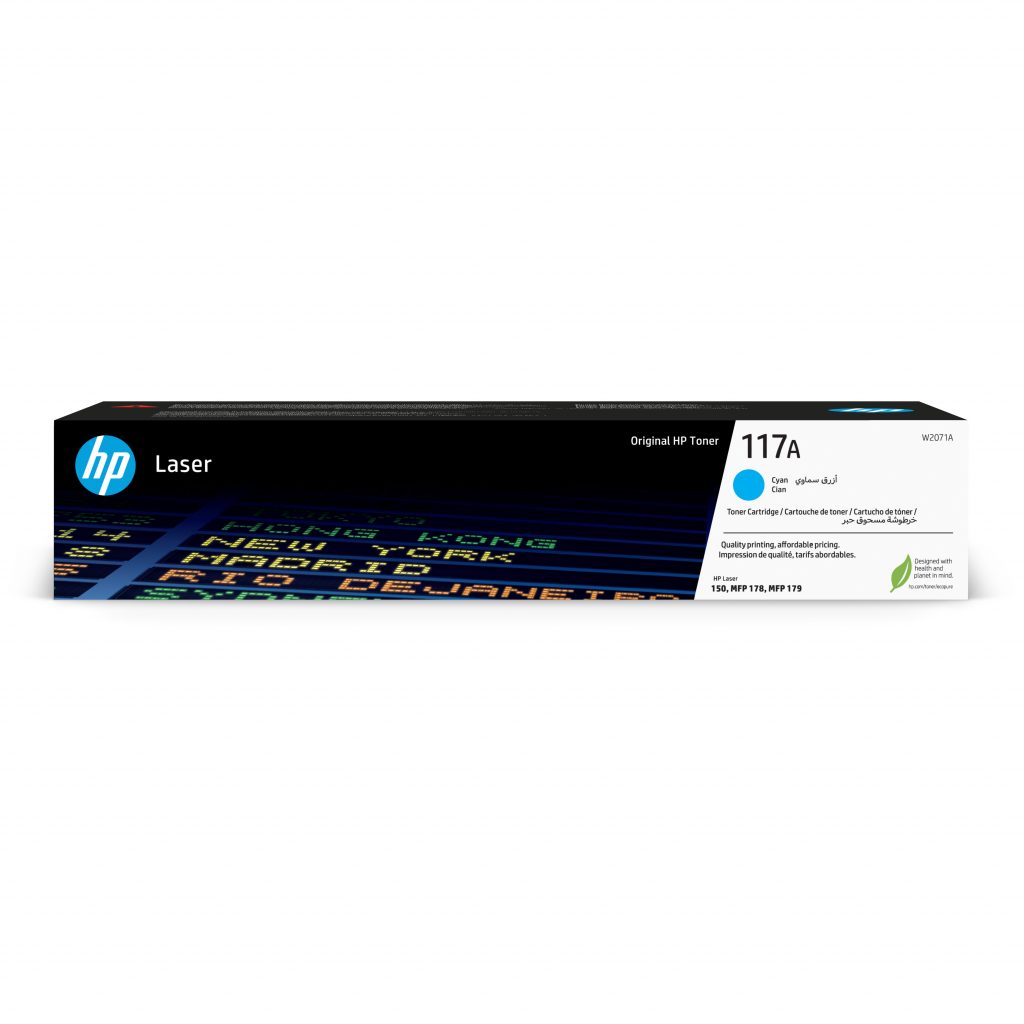 HP 117A W2071A Toner Ciano Resa 700 Pagine