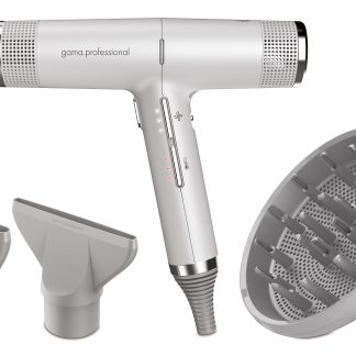 Gama IQ Pperfetto Grigio Asciugacapelli 2000W con Diffusore e 2 Bocchette