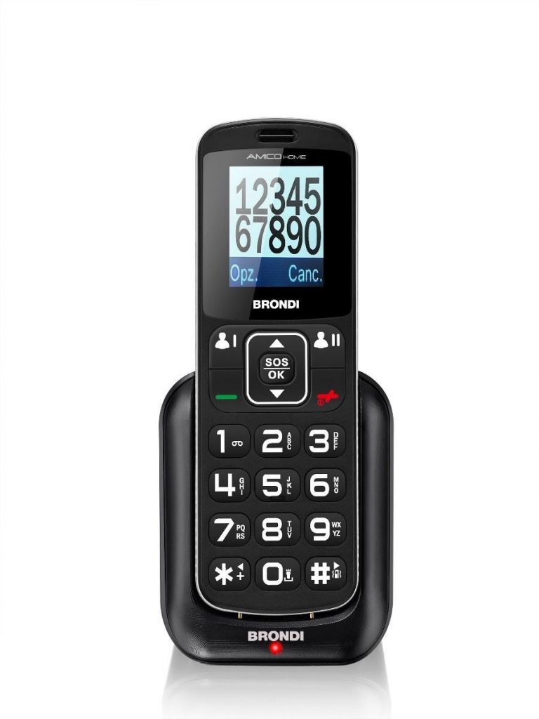 Brondi Amico Home Cellulare con Tastiera Dual Sim Uso a Casa E Fuori