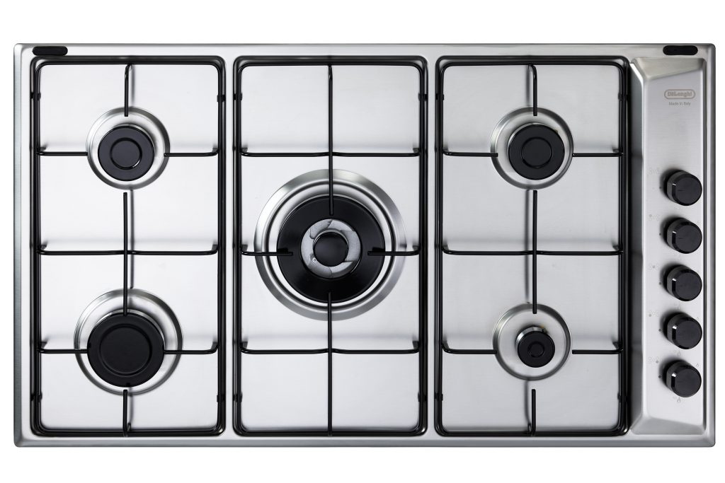 De Longhi FLA59DD Piano Cottura a Gas 90CM 5 Fuochi Griglie Smaltate