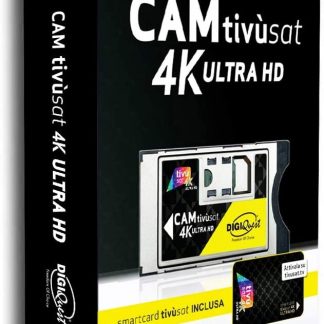 Digiquest CAM Tivusat 4K Ultra HD con Smartcard Tivusat Inclusa