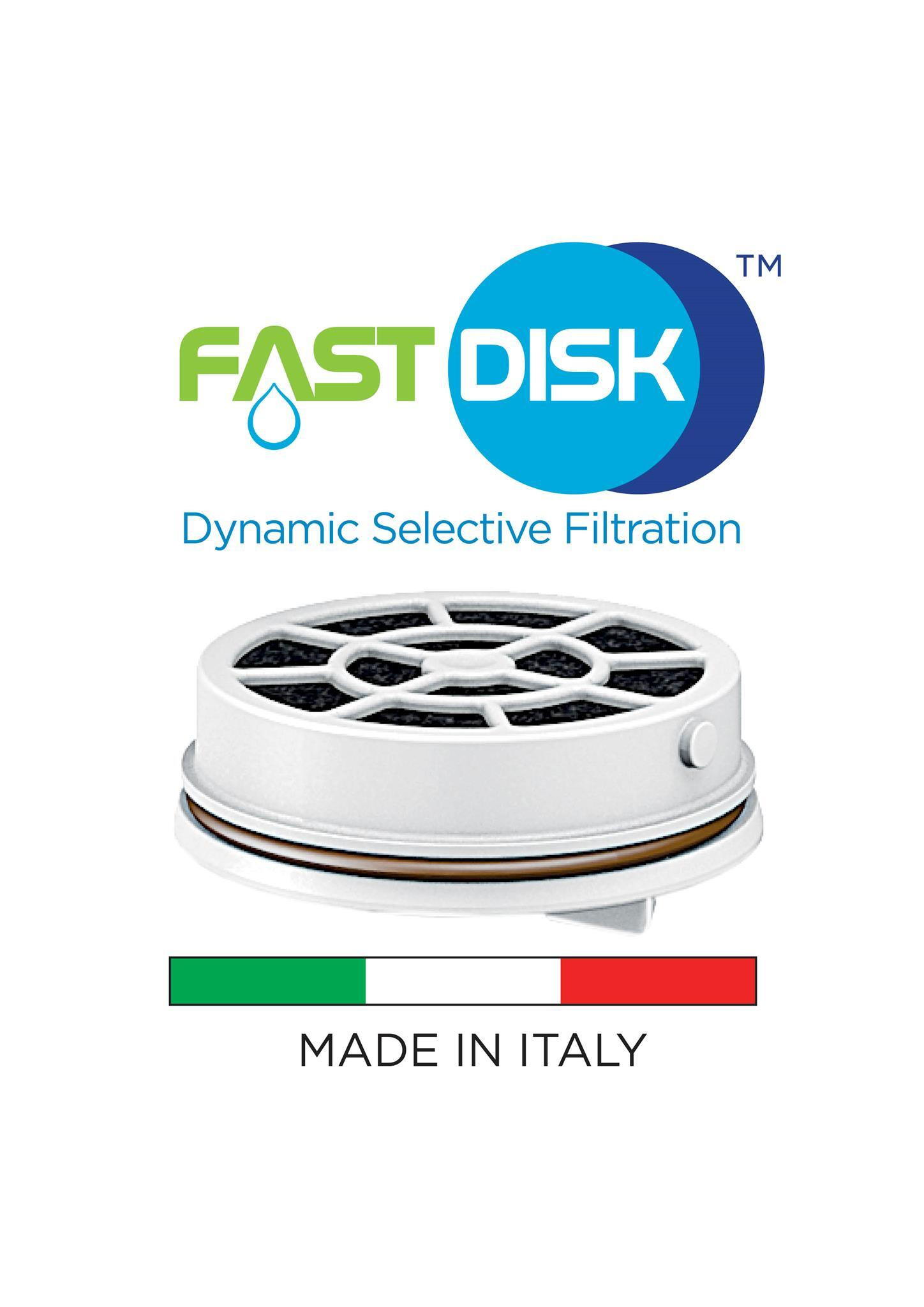 Laica Fast Disk Confezione 3 Dischi Filtranti per Bottiglie Filtranti